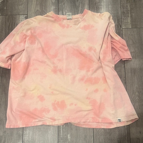 Lucy & Yak Blush Pink Tie-Dye Top - Picture 4 of 6